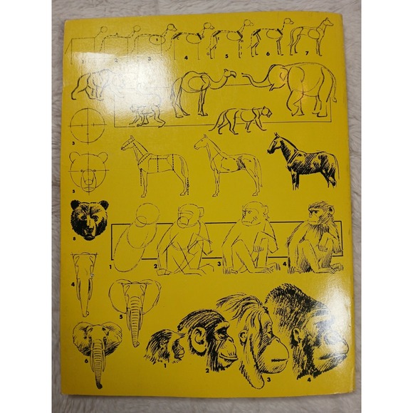 How To Draw Animals by Jack Hamm Paperback 1969 - Picture 7 of 7